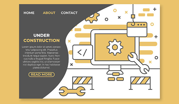 Página de mantenimiento